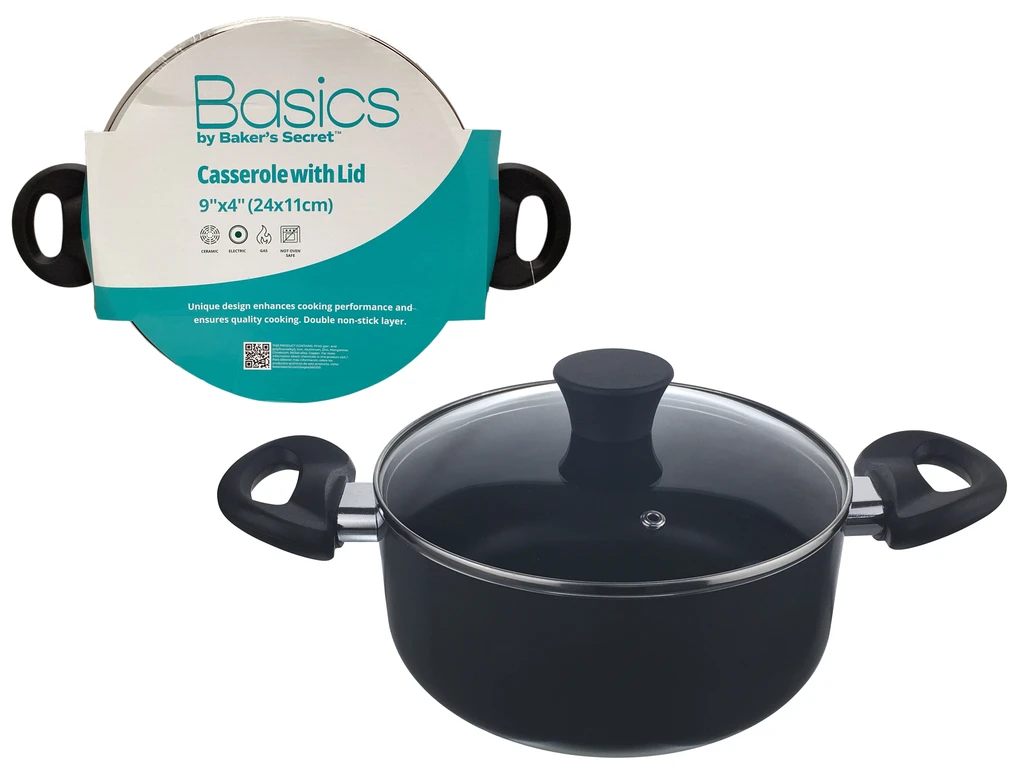 PRESS CASSEROLE WITH LID 24CM