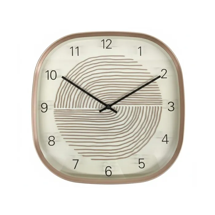 PLASTIC WALL CLOCK BATTERY OPERATED 15.75"