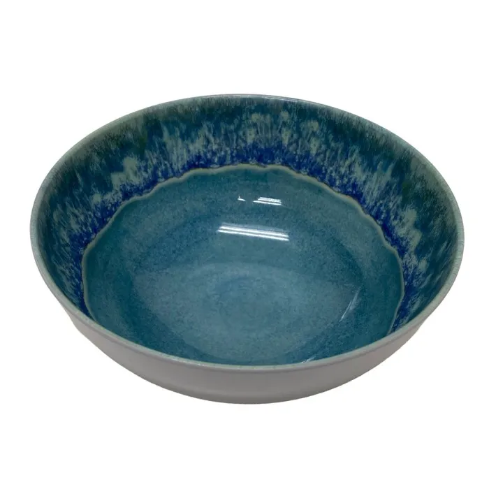 SET OF 4 SALAD BOWLS 7.5" - TURQUOISE