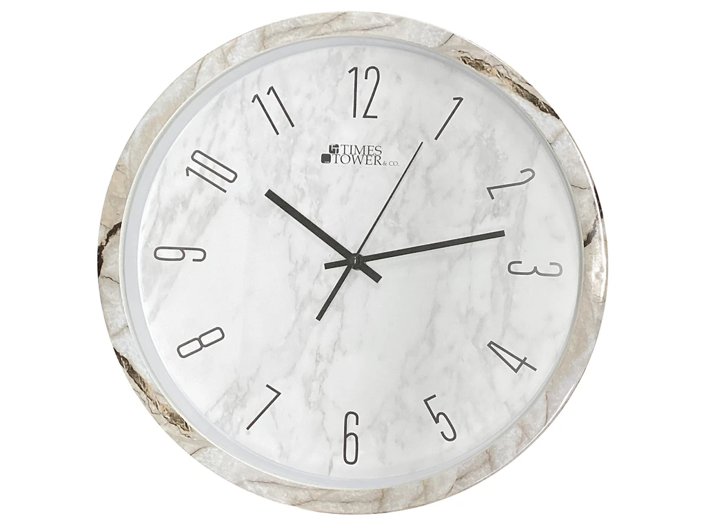 16 PLASTIC WALL CLOCK BATTERY OPERATED