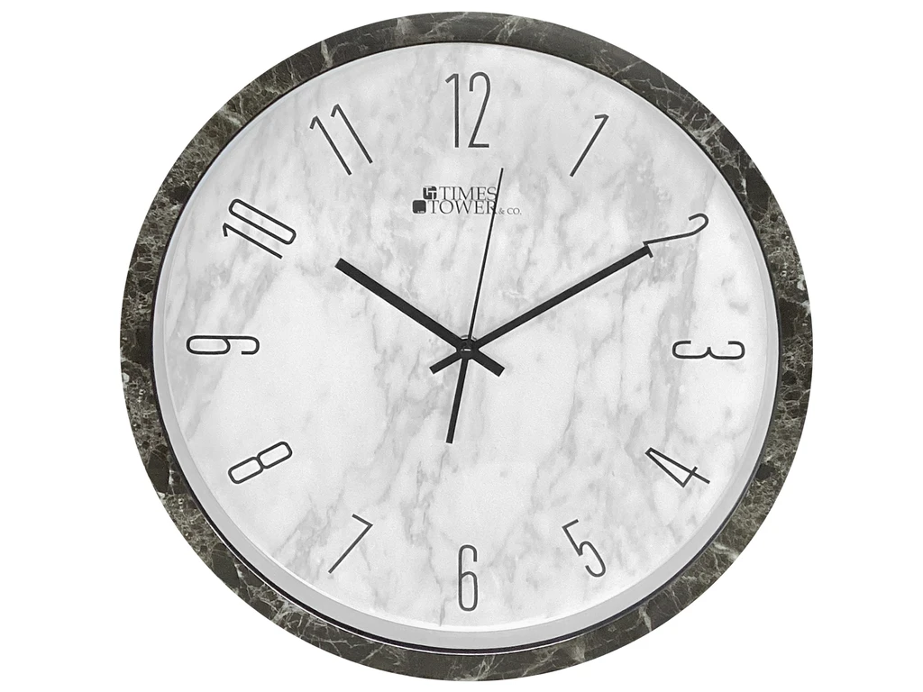 16 PLASTIC WALL CLOCK BATTERY OPERATED