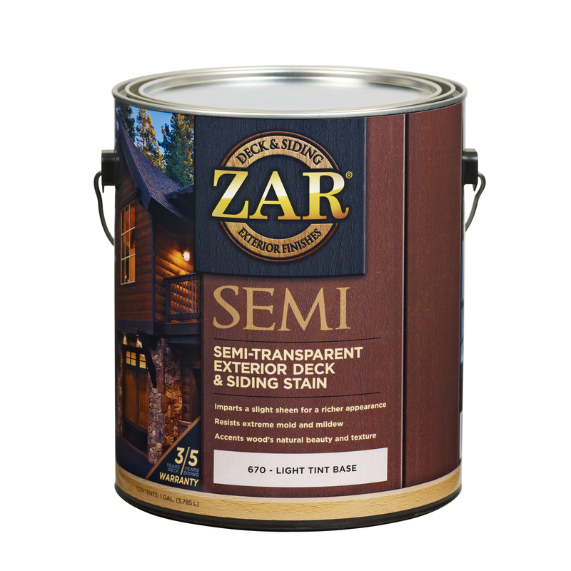 ZAR® Deck & Siding Semi-Transparent Stain