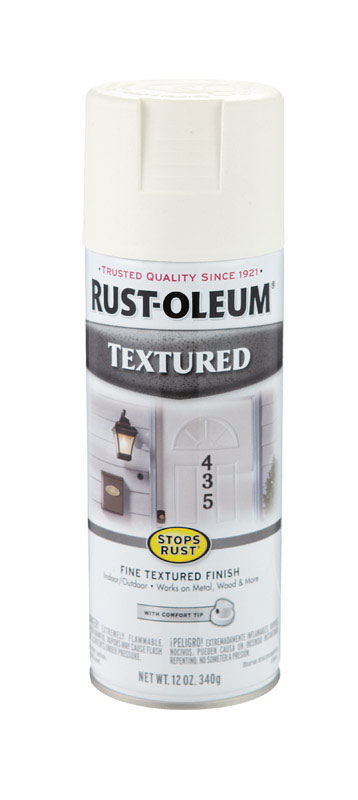 Rust-Oleum 12 oz Stops Rust Textured Spray Paint - White