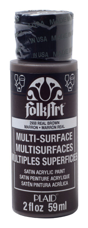 FolkArt 2 oz. Acrylic Paint- Real Brown