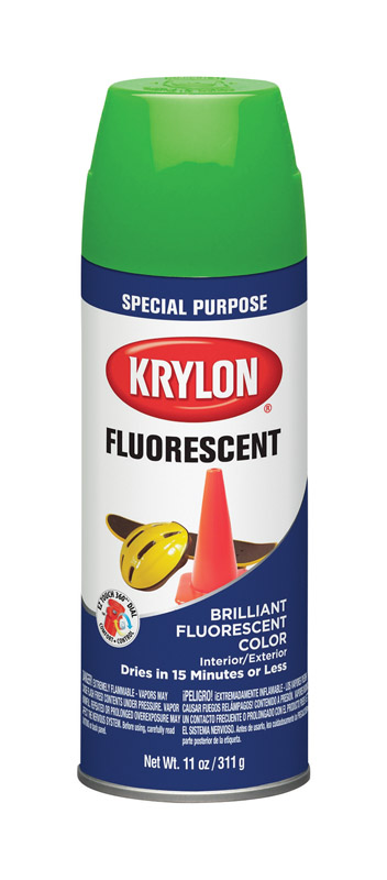 Krylon 11 Oz. Fluorescent Spray Paint, Green