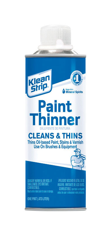 paint thinner label