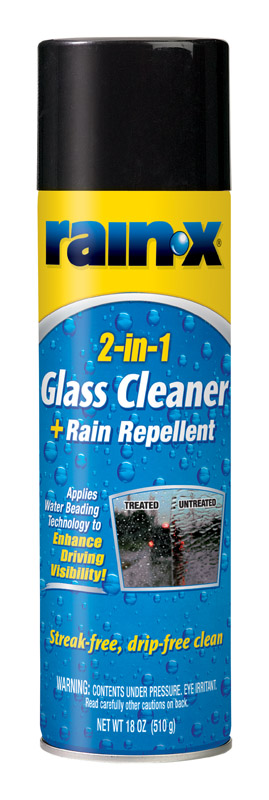 Rain-X 2-in-1 Foaming Glass Cleaner with Rain Repellent - 18 oz bottle