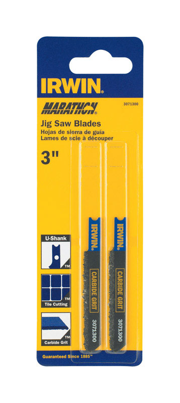 BLACK AND DECKER US INC Irwin Marathon 3 in. Carbide Grit U Shank