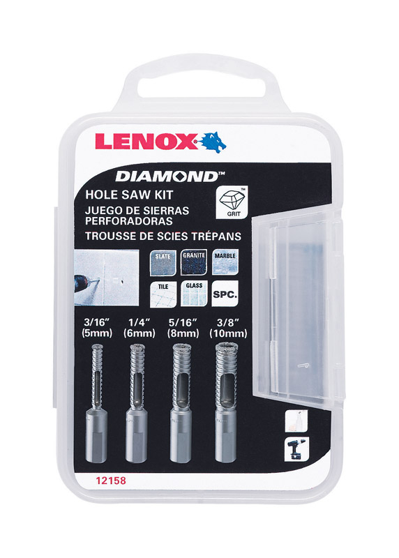 Diamond Grit One Piece Hole Saw Kit 