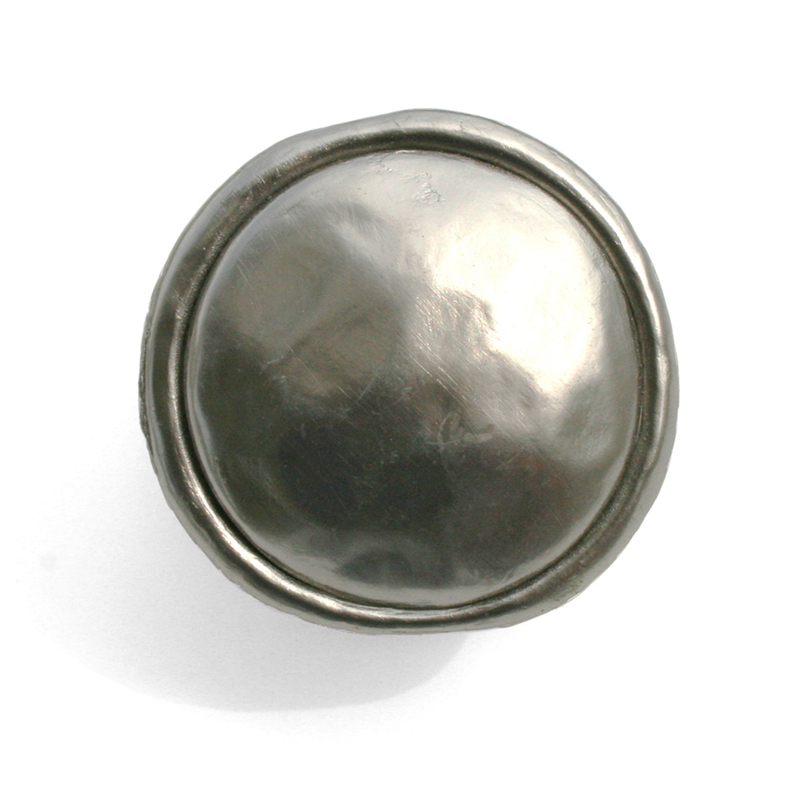 Laurey Merlot Round Cabinet Knob 1-3/8 in. Dia. 1-5/16 in. Satin Nickel 1 pc.