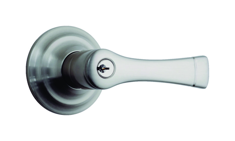 Brinks Harper Satin Nickel Entry Lever ANSI Grade 2 KW1 1.75 in.