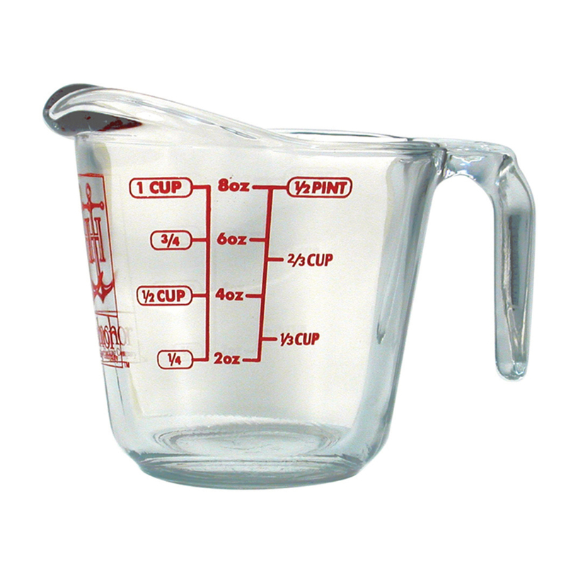 Anchor Hocking 2 Cup Clear Glass Measuring Cup - CHC Home Center