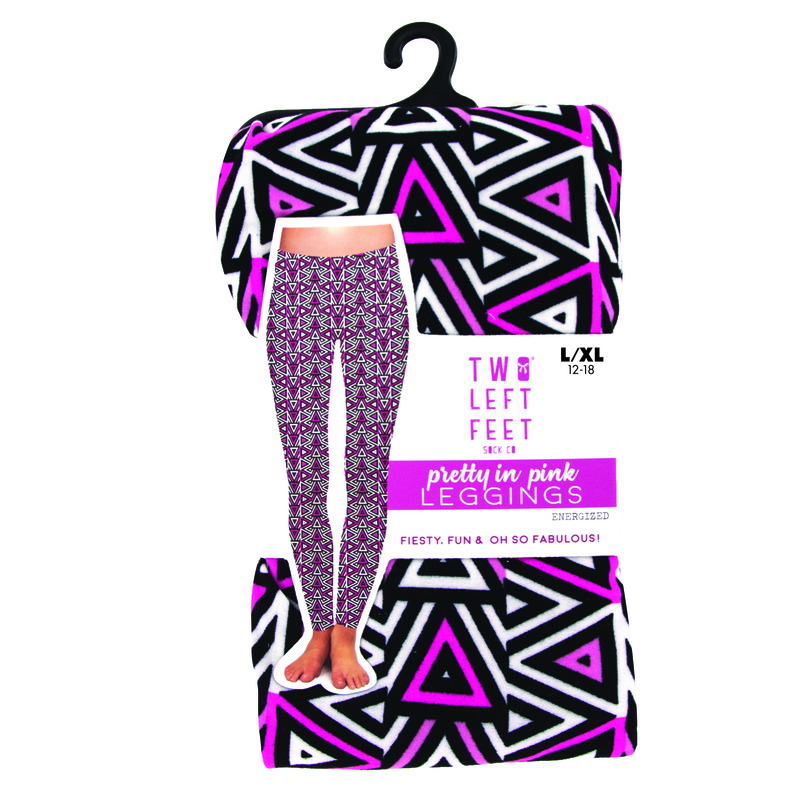 DM MERCHANDISING INC Two Left Feet Geometric Women's Leggings M/L