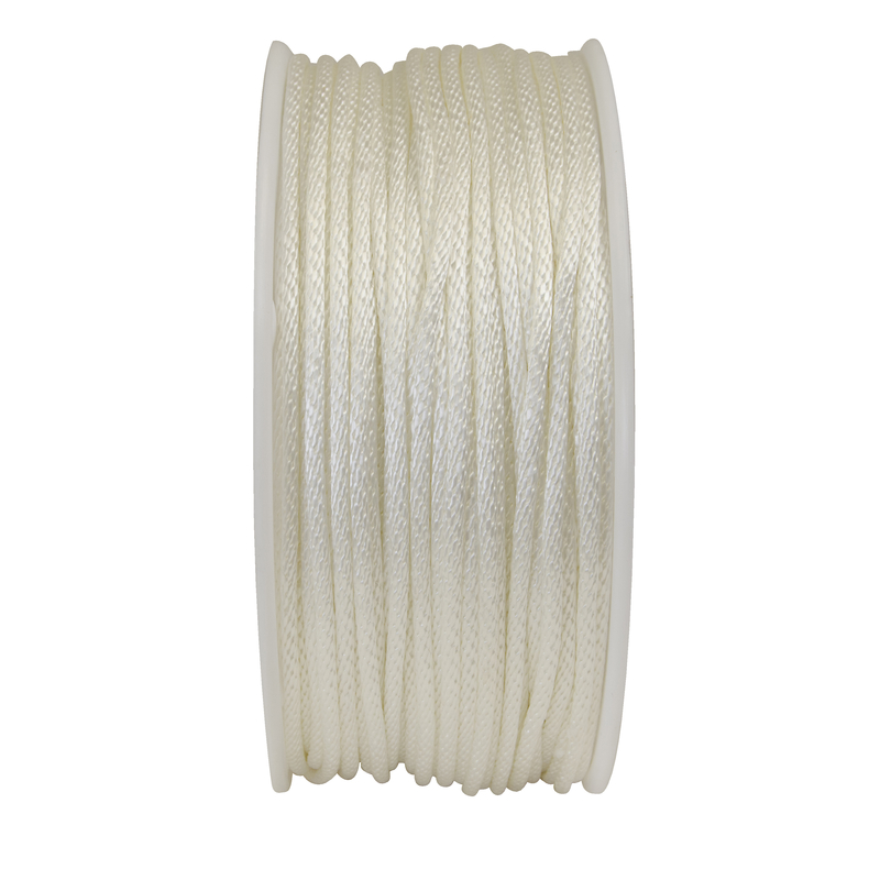 Ace Wellington 1/4 in. Dia. x 500 ft. L White Solid Braided Nylon Rope