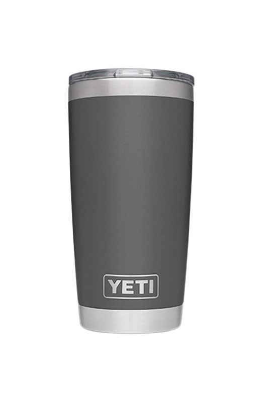 Yeti Rambler 20 Oz. Silver Stainless Steel Insulated Tumbler