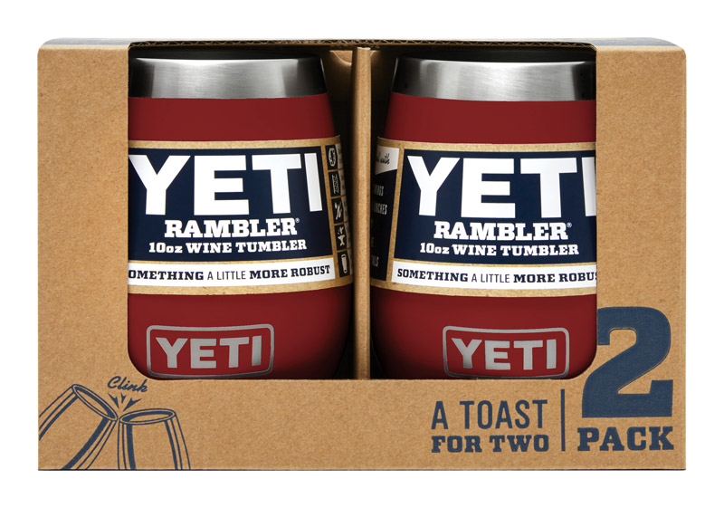 Yeti - Rambler 10 oz Wine Tumbler Brick Red