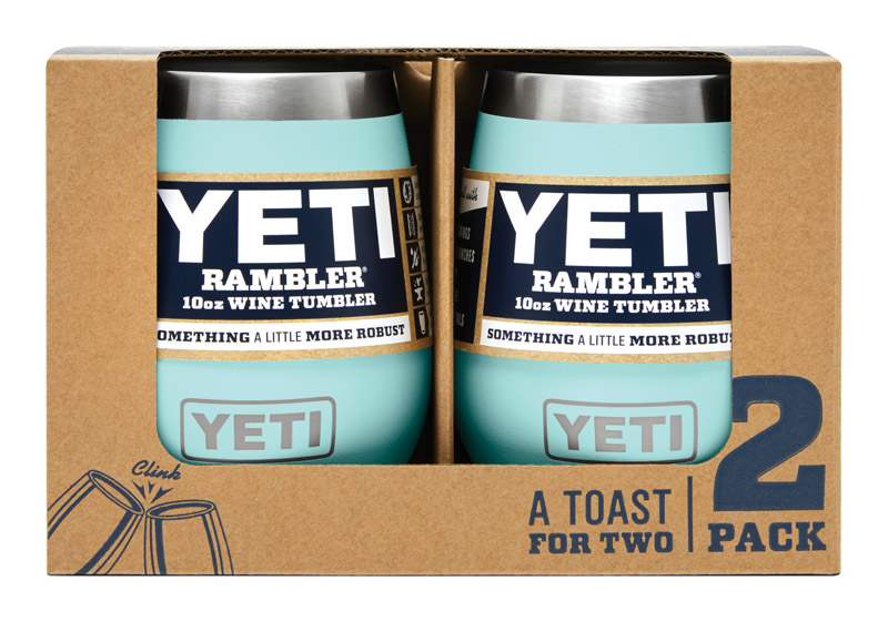 YETI Rambler 10 oz. Wine Tumbler Set Seafoam