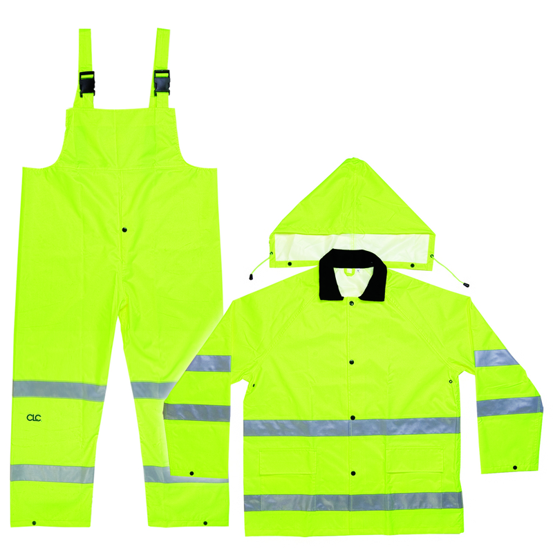 West Chester 44033/XL 3-Piece Hi Visibility Rain Suit