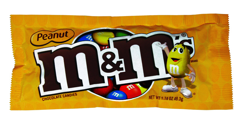  Wrappers: m&m's® - Milk Chocolate (Black & White)
