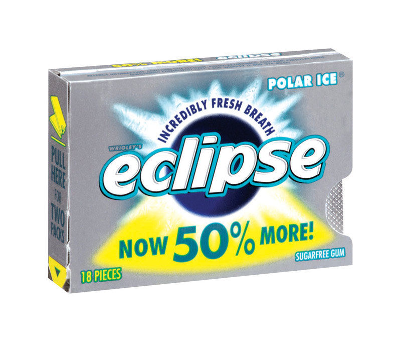 Wrigley's Eclipse Sugar Polar Ice Free Gum, Chewing Gum