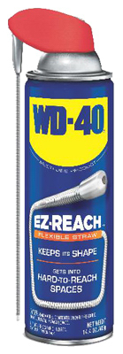 WD-40 Multi-Use Lubricant Spray, EZ Reach Flexible Straw, 14.4-oz.