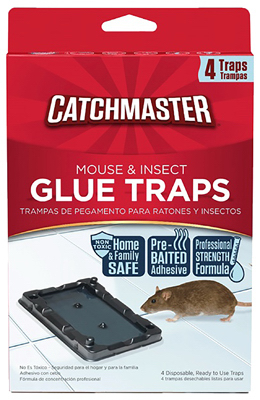 Catchmaster Heavy Duty Baited Rat Glue Traps, 2 Count