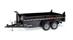 *Ramps Extra* Black Dump Trailer (2.5 Yards) 8,000lbs - 2-5/16" Ball