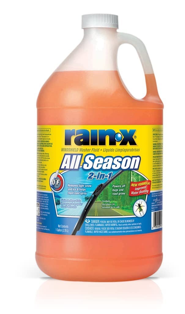 Rain-X 2-in-1 Windshield Washer Fluid Liquid 1 gal.