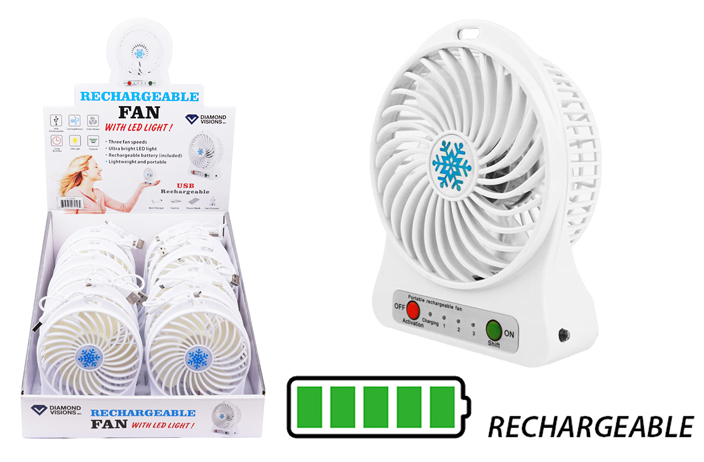 RECHARGEABLE PORTABLE FAN