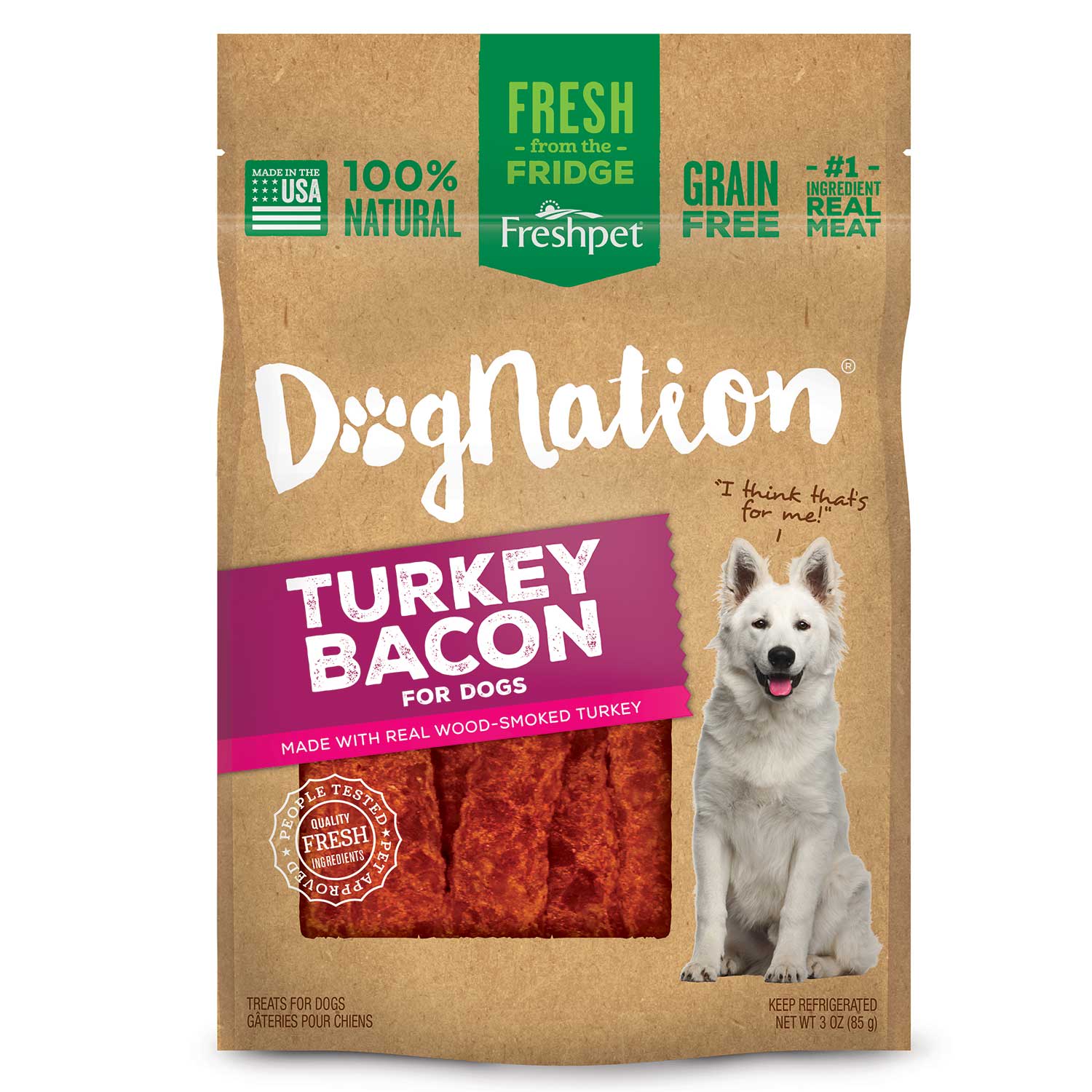 ANIMAL SUPPLY COMPANY LLC Freshpet Dog Nation Turkey Bacon Dog Treats, 8 Oz | Agway of Cape Cod ANIMAL SUPPLY COMPANY LLC Freshpet Dog Nation Turkey Bacon Dog Treats, 8 Oz | Agway of Cape Cod