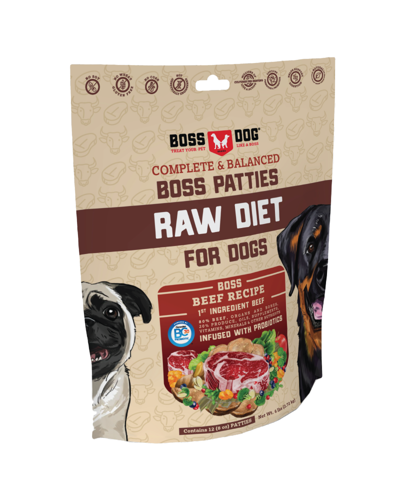 is frozen raw meat good for dogs