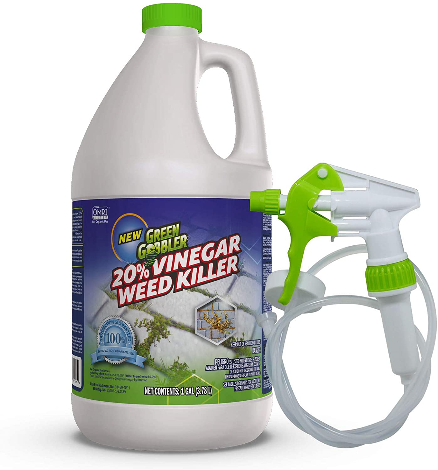 Green Gobbler Weed Killer, 20% Vinegar, 1 Gallon