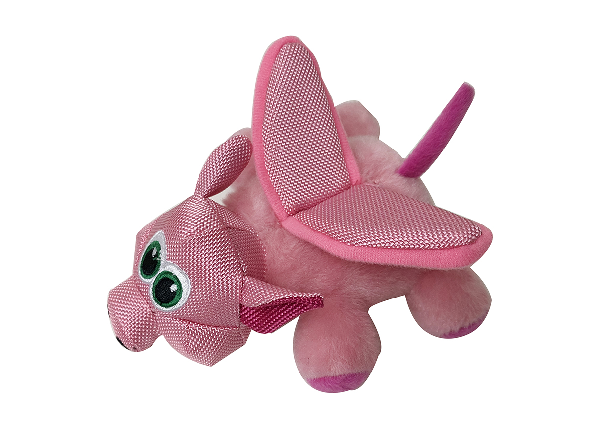 Interactive Pull Apart Dog Toy - Pig