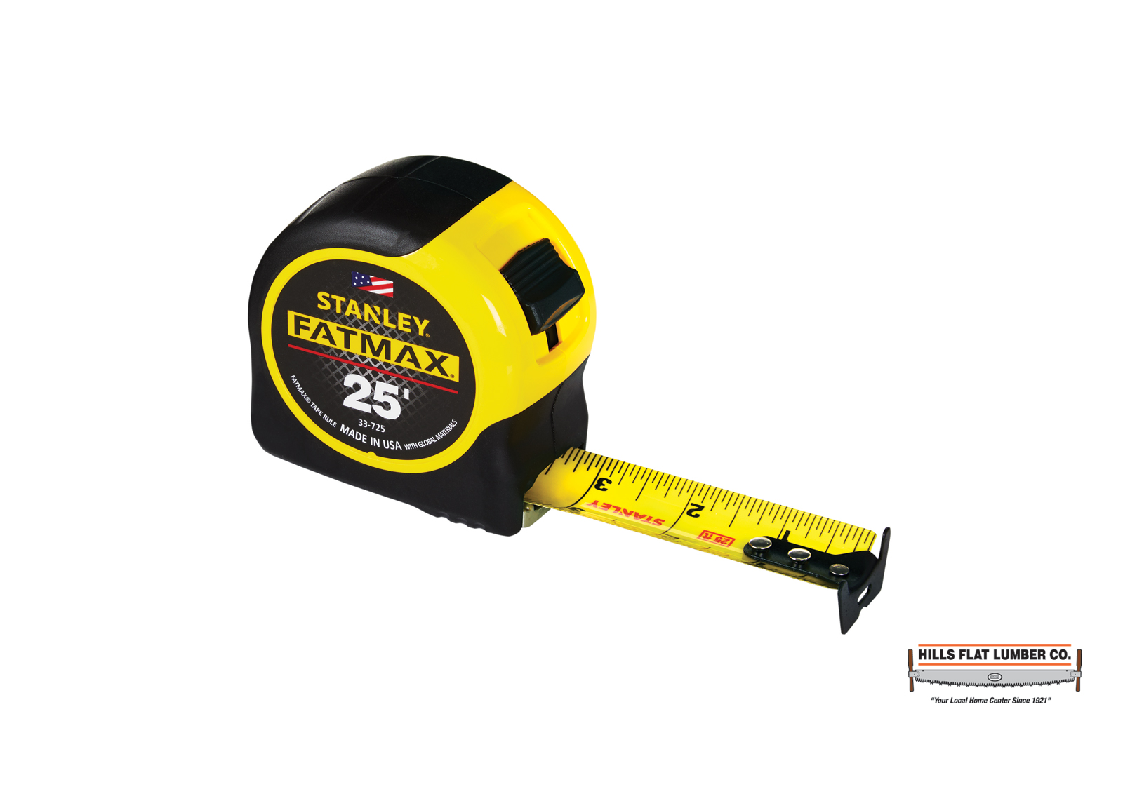 25' Tape Measure  Hills Flat Lumber