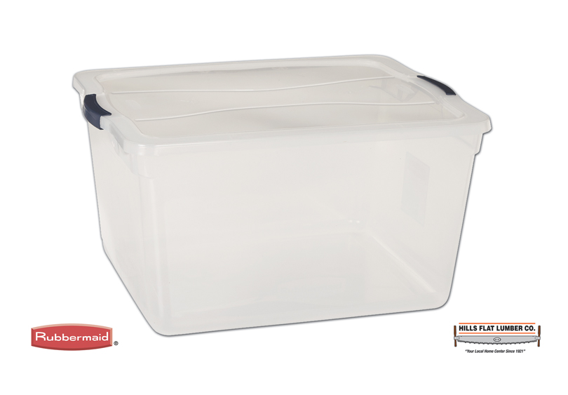 Rubbermaid 3-1/2 Gallon Clear Food/Tote Box