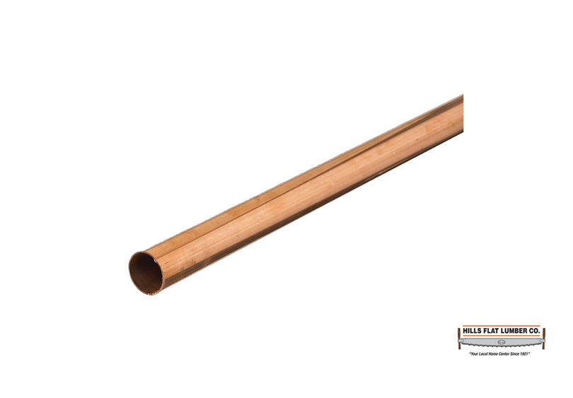 Type M Copper Pipe 1/2 In. ID x 10 Ft. Hills Flat Lumber