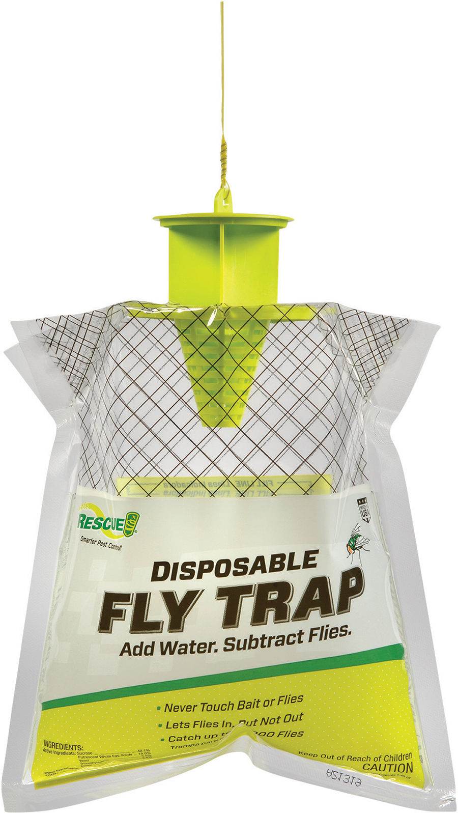  RESCUE! Big Bag Fly Trap – Disposable, Outdoor Use - 2 Traps :  Patio, Lawn & Garden