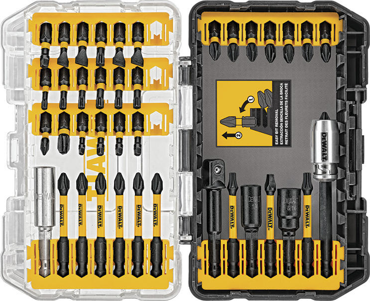 DEWALT Steel Screwdriving Bit Set with Tough Case (29-Piece) with