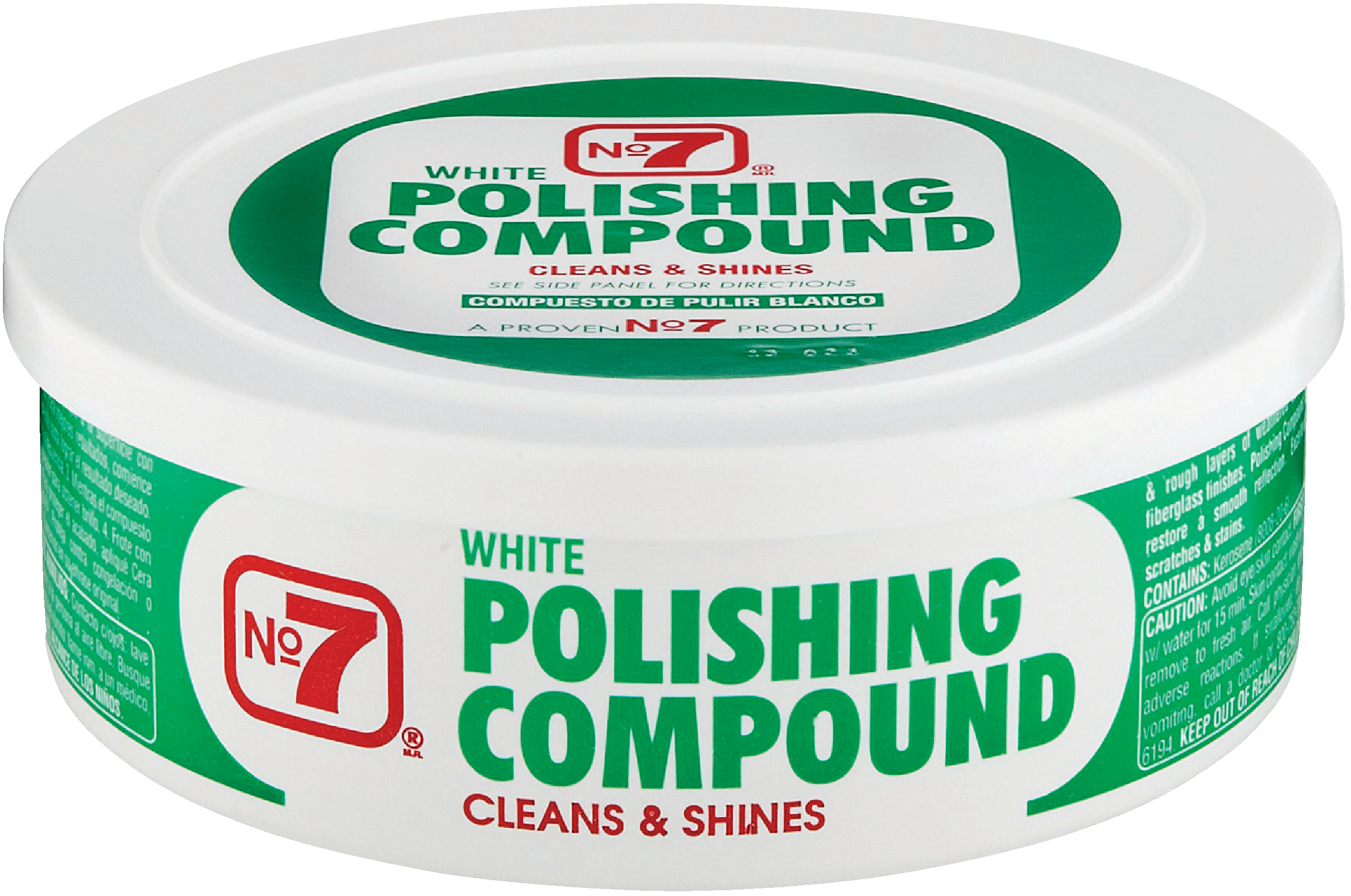 NO. 7, 10 Oz. Paste White Polishing Compound