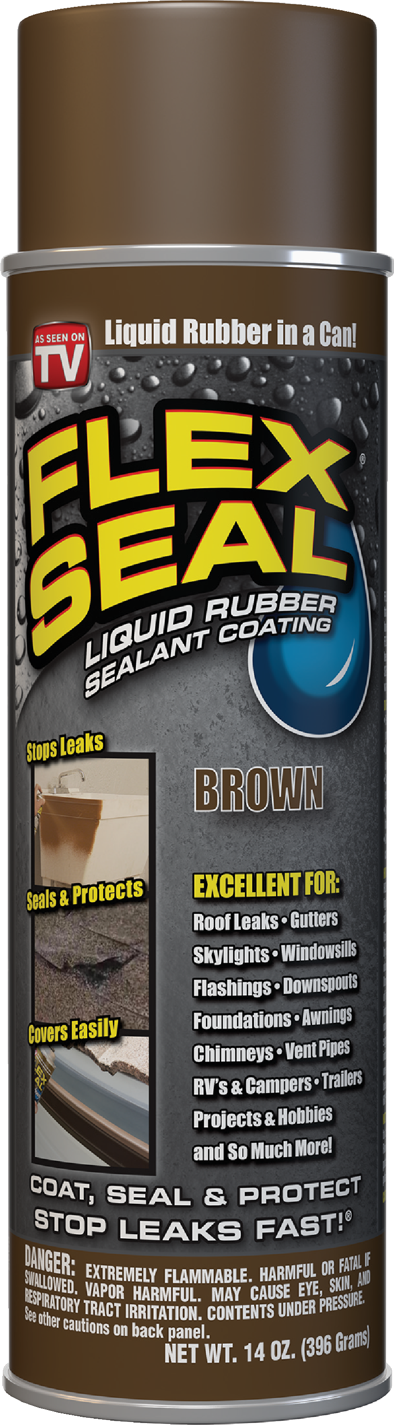 Flex Seal 14 oz. Spray Rubber Sealant, Green