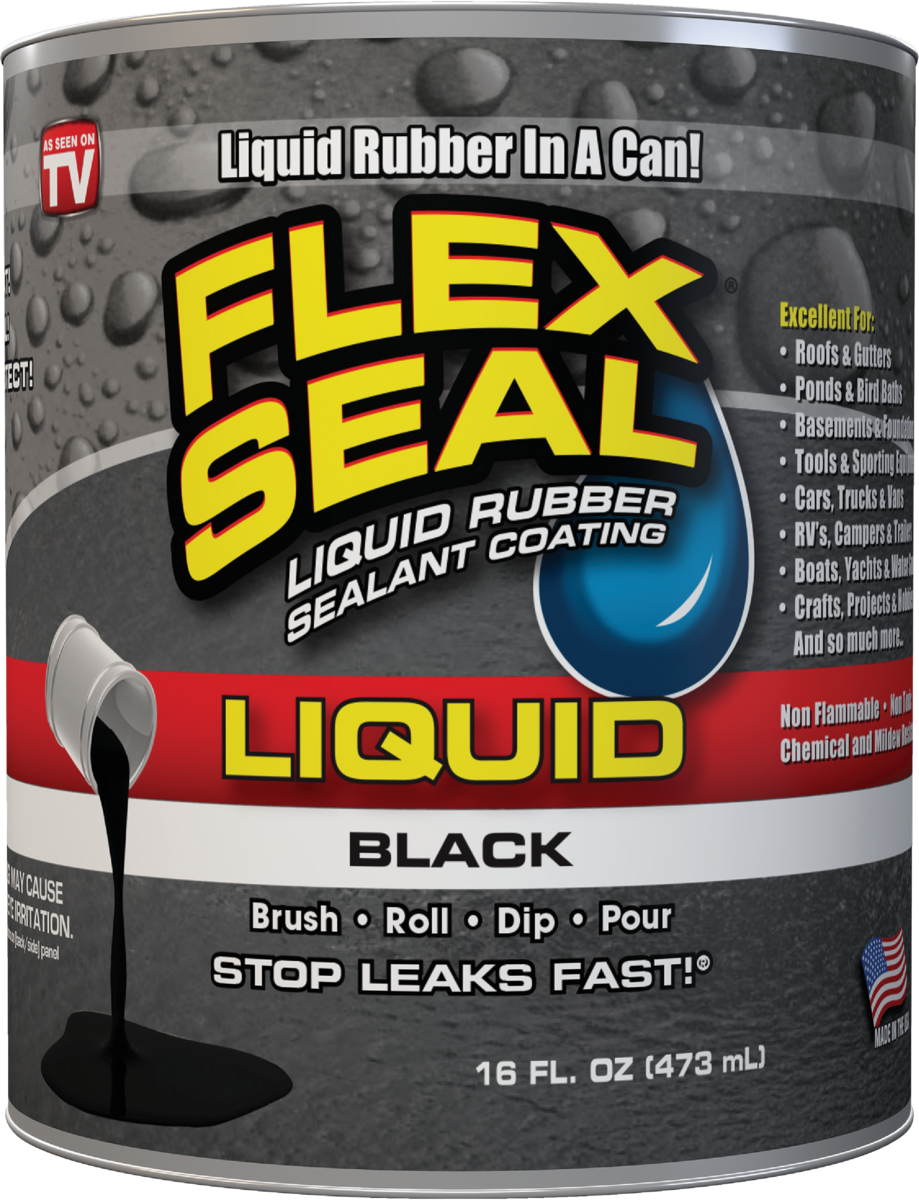 FLEX SEAL 1 Pt. Liquid Rubber Sealant, Black