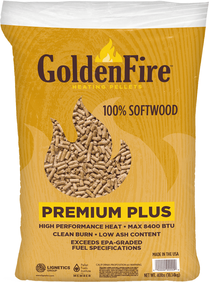 Premium Grade Wood Fuel Pellets 40lb