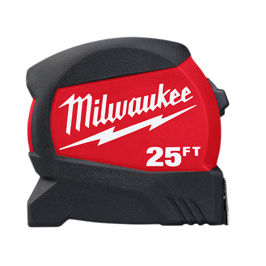 Milwaukee 25 Ft. Compact Wide Blade Tape Measure | Hammond Hardware