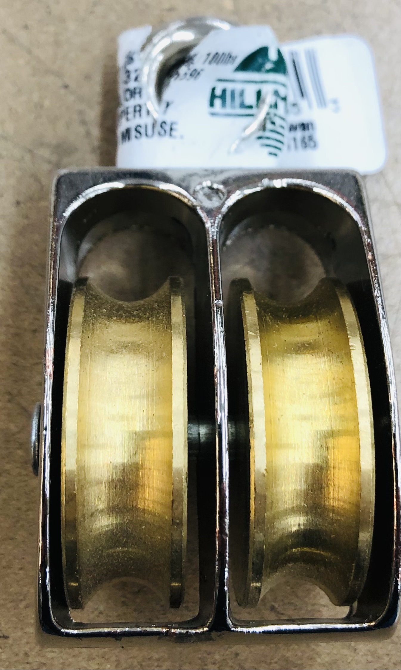 DBL RIGID PULLEY 1-1/2