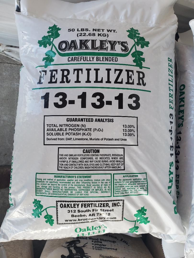 13-13-13 Fertilizer 50lb Bag | Gregg Farm Services