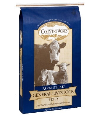 Country Acres All Stock 14% General Livestock Feed 50 lb