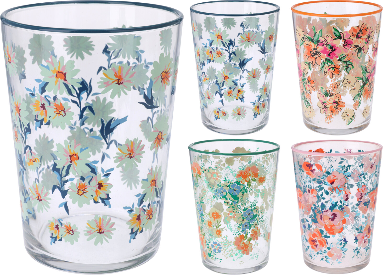 Drinking Glass – 510ml / 17.25oz (Assorted Designs)