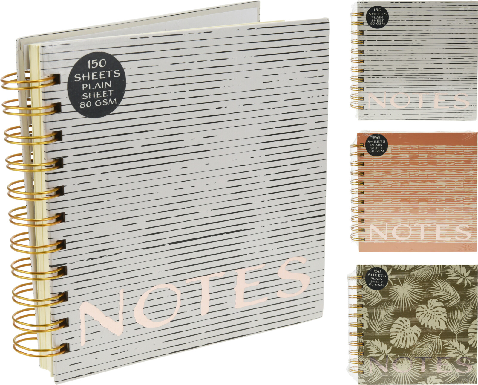 Square Notebook String Notebook Notebook – Square – 16cm – 3 Assorted | Do it Best Barbados