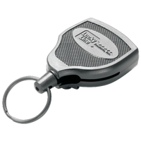 Lucky Line Key Bak Clip-On 48 In. Chrome Retractable Key Chain