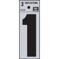Hy-Ko Vinyl 3 In. Reflective Adhesive - Number One